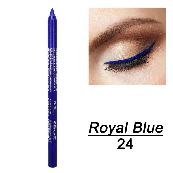 24 Color Eye Shadow Eyeliner Two-in-one Color Eyeliner Waterproof Non-stick Makeup Pearly Eye Makeup
