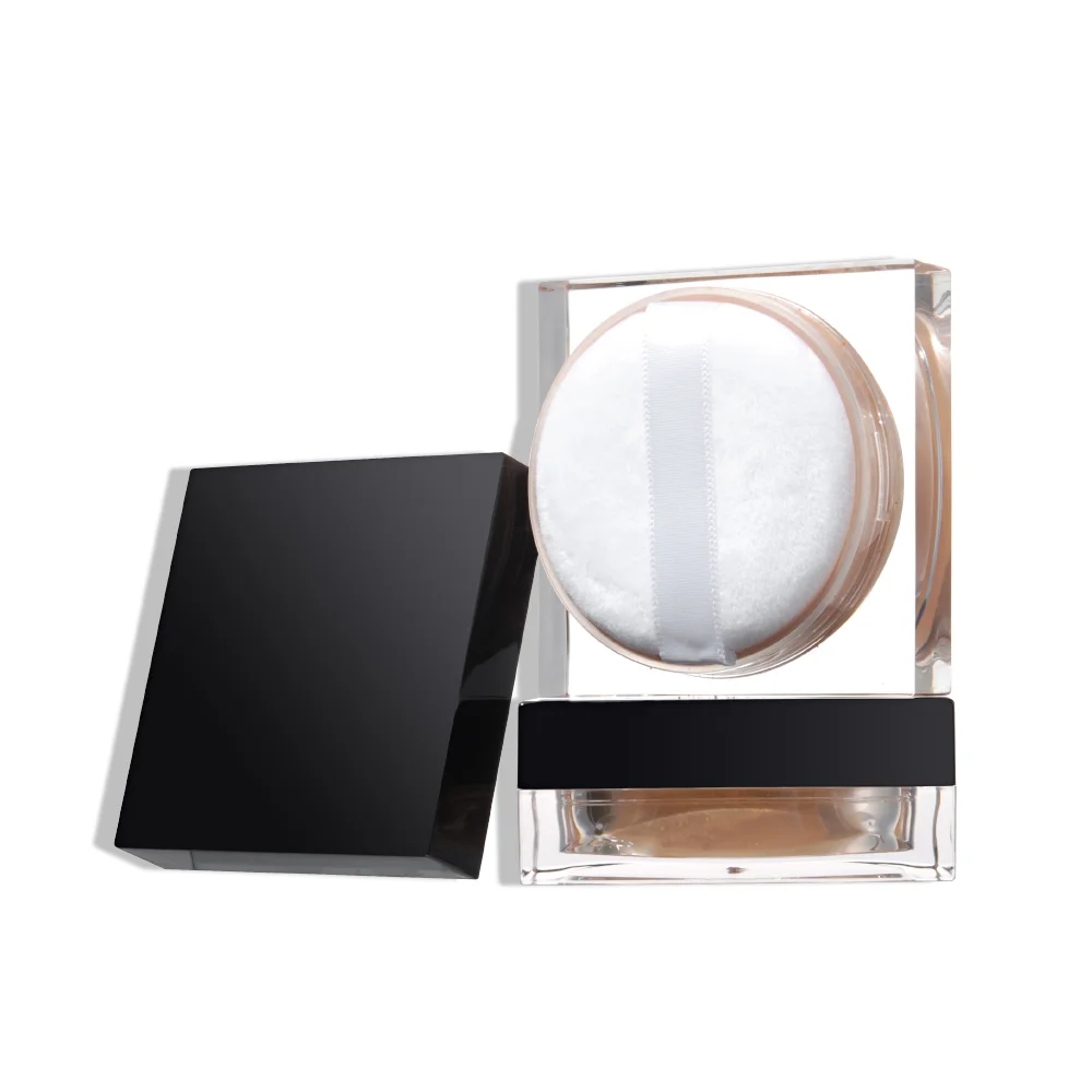 Custom Own Logo Vegan Loose Powder Long Lasting Waterproof Minerals Makeup Private Label Loose Setting Powder