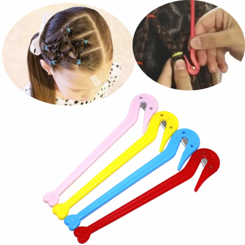 CHRT Elastic Hair Bands Remover Cutter Pain Free Ponytail Remover Tools Pony Picks for Women Girls