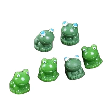 Resin Simulation Blue Eye Frog ResinGreen Frog for Baby Toys Embellishment DIY Craft Decoration