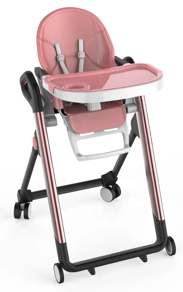 
Manufacturer Luxury Aluminium Good Quality Baby High Chair Baby Seat Chair 