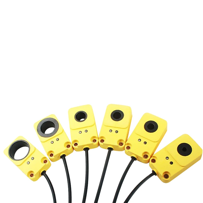 Leraun Ring Proximity Switch LJR Sensing hole diameter 21mm detect metal object DC12-24V NPN NO Ring Proximity Sensor