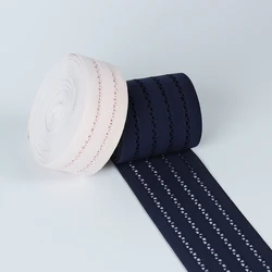 Custom Nylon Spandex Elastic Webbing Band Garment Accessories Knitted Elastic Straps