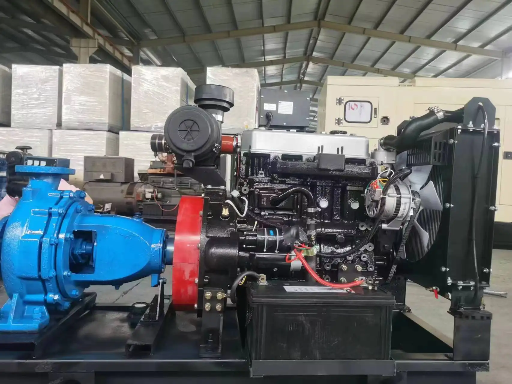 3-дюймовый 60hp высокого давления с четырьмя цилиндрами высокоскоростный дизель сельскохозяйственного орошения насос