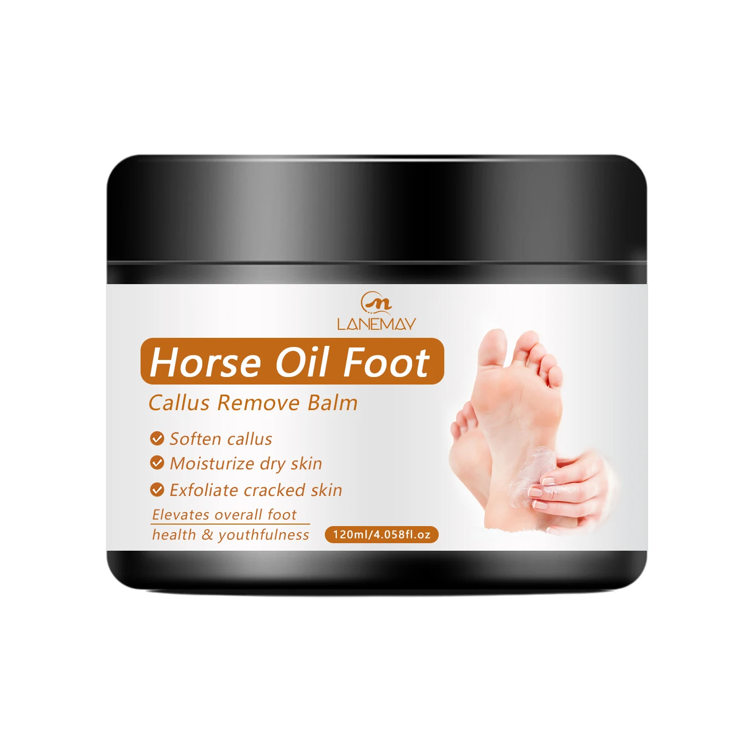 Best selling Refined Shea Butter Horse Oil Moisturising Skin Care Foot Callus Remover Foot Cream