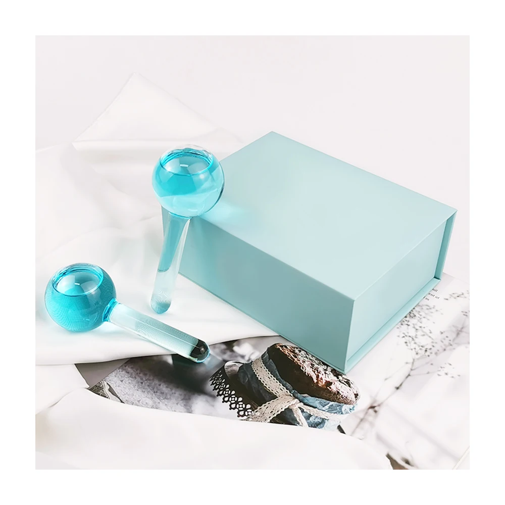 skin care high quality facial massage  beauty blue ice globe magic ball globes