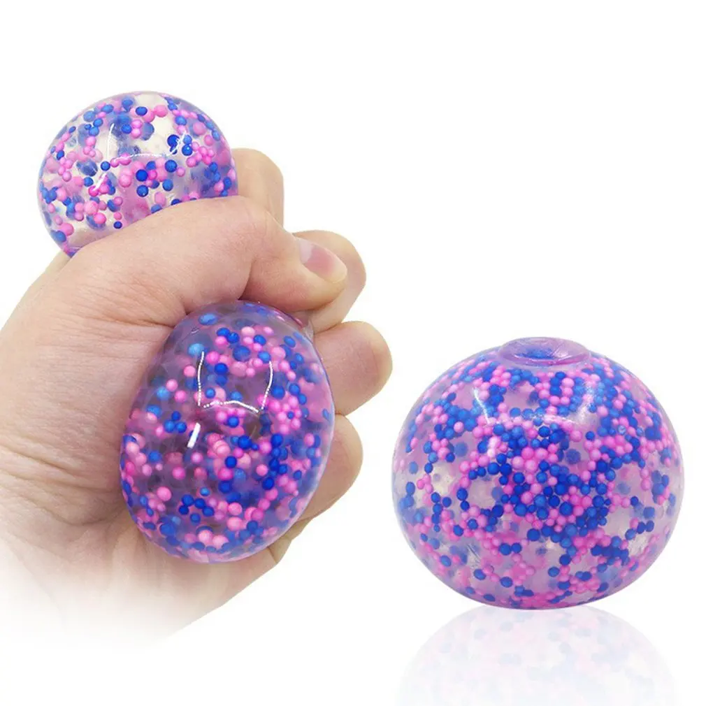Stress Relief Balls Toys Squeeze Balls Fidget Toys Safe and non-toxic Stress Balls with Granules for Kids