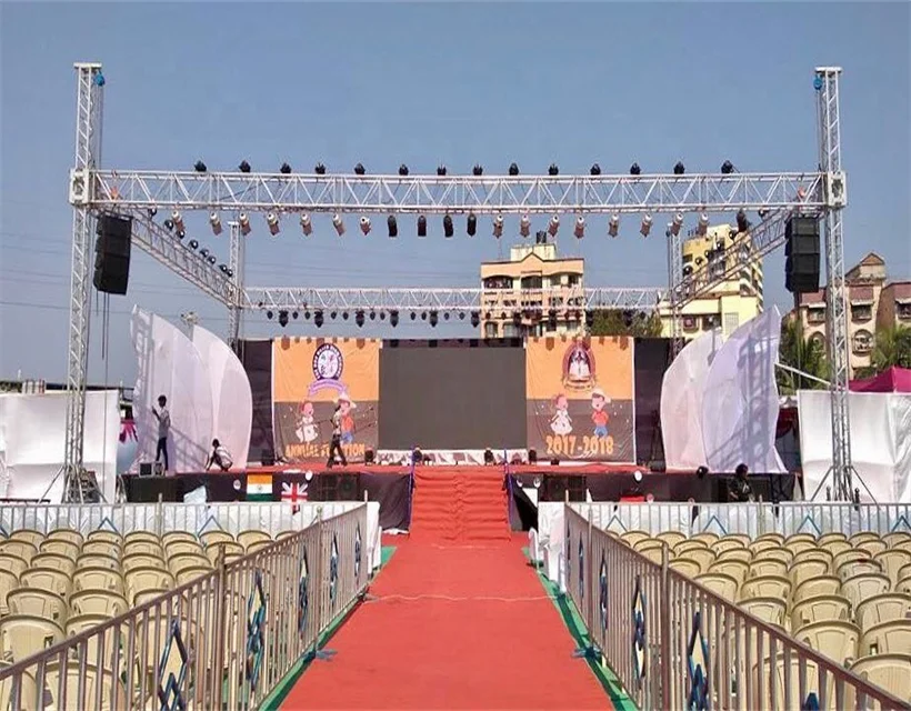 Top quality roof truss 6082-T6 Aluminum Lighting Concert Exhibition Stage Roof Truss