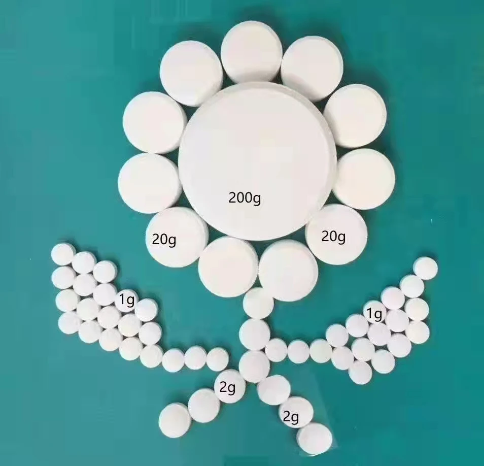 200gram TCCA 90% Tablet for Swimming Pools