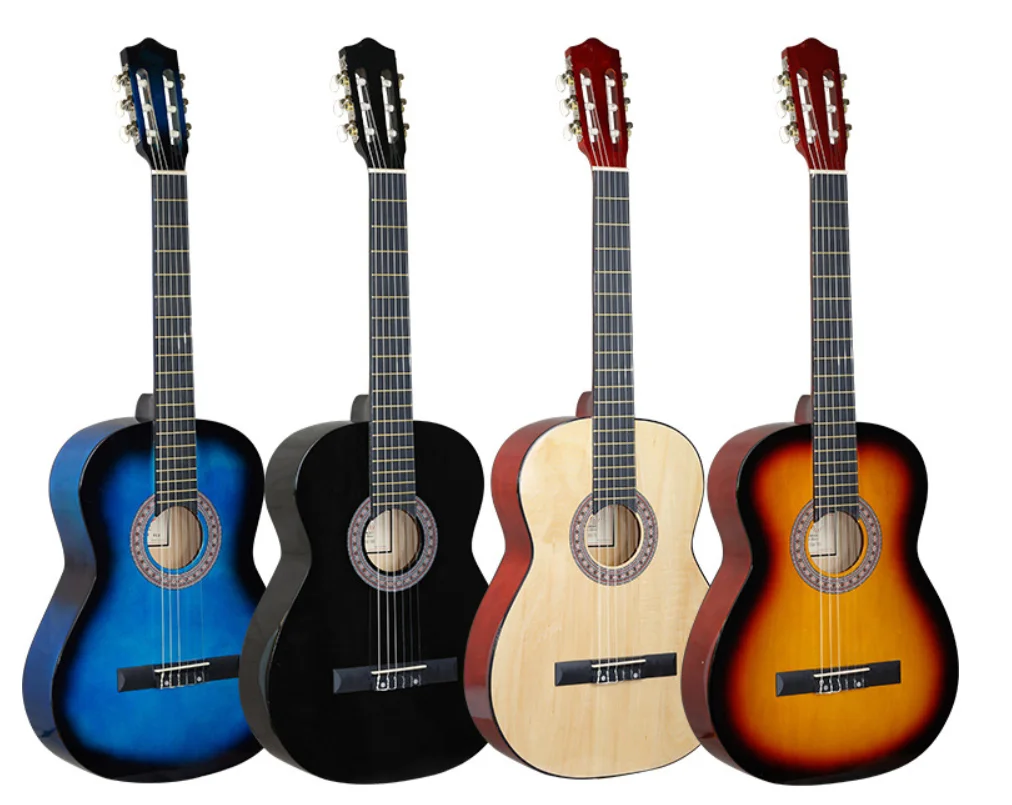 
Factory custom 39 inch handmade classical guitar beginner classic guitar 