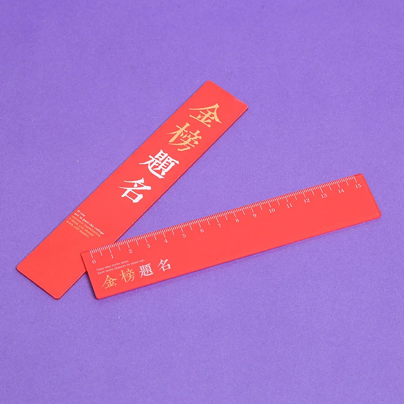 Acrylic Ruler Customized Manufacturer CNC Laser Cut Transparent Popular Charms Holographic Clear Charms Customization Rule