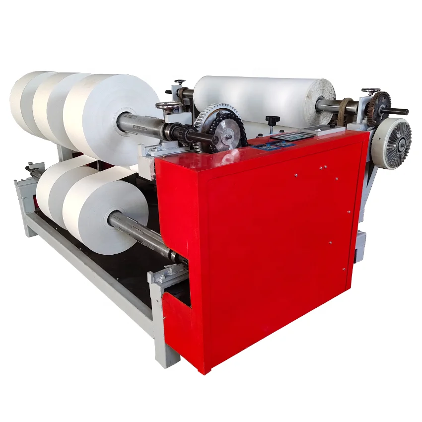 High-quality Automatic PVC PET BOPP PE paper plastic film slitting rewinder machine , roll slitting and rewinding machine