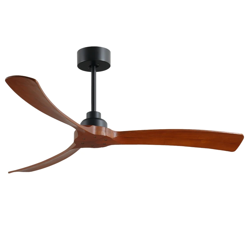 Bedroom or Hotel BLDC Motor Led Ceiling Fan with Light Remote Control Best Modern 52 Inch Quiet Fan 5 Years Electric Metal TT
