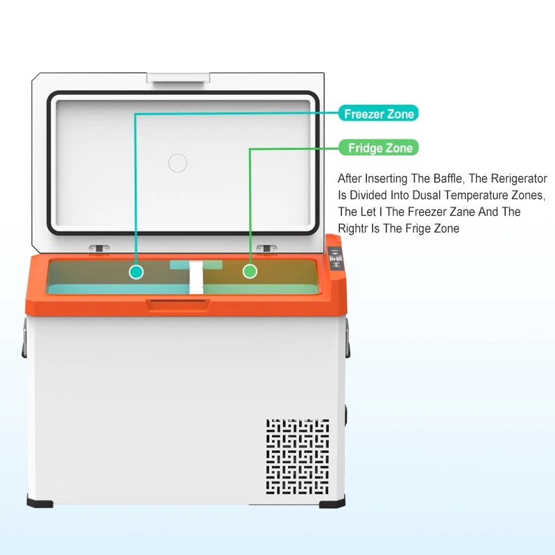 EC50 mini  Car Fridge 50L Electric Cooler  Portable Refrigerator For used cars/truck/fishing
