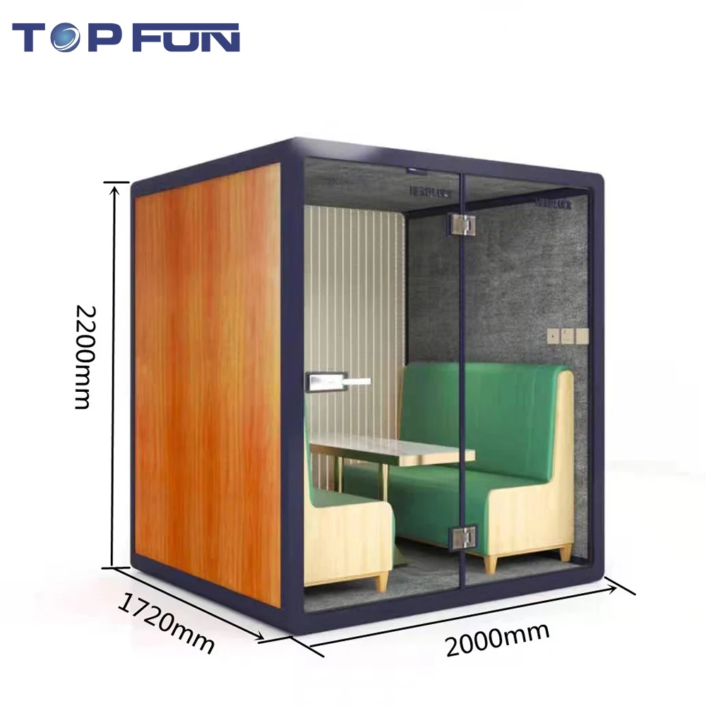 Manufacturers Supply Modular Soundproof Booth Office Pods Fast Assemble Phone Booth Music Soundproof Room