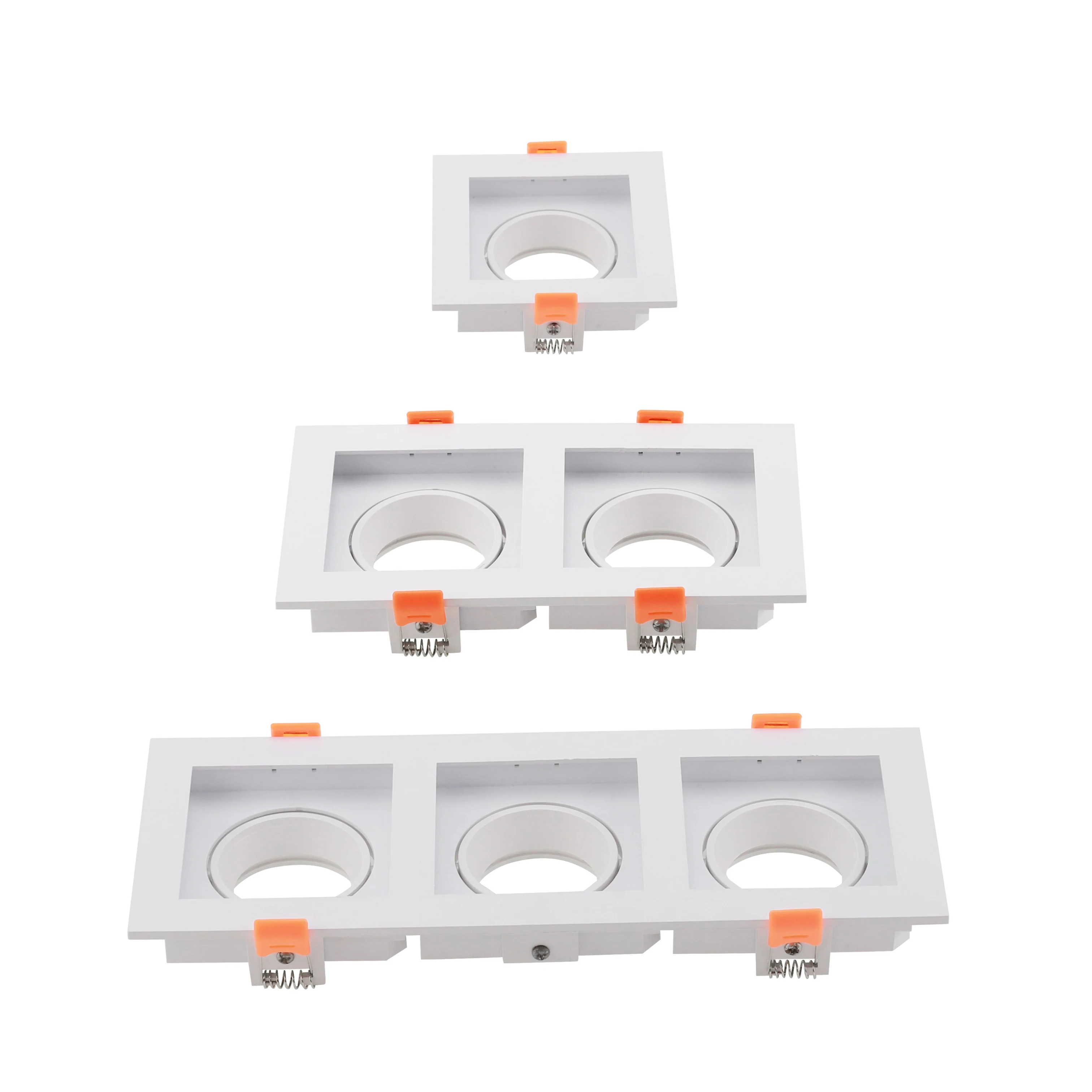 Низкая цена, антибликовый светодиодный потолочный светильник GU10 MR16, регулируемая рама лампы