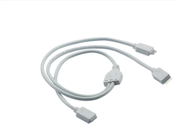 RGB Led strip1to 2 разветвитель питания Женский Мужской 4-контактный разъем