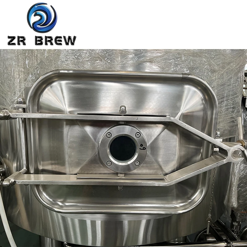 beer fermenter 200l 500l 1000l craft beer brewery copper electrical heating 3-vessel brewhouse equipment