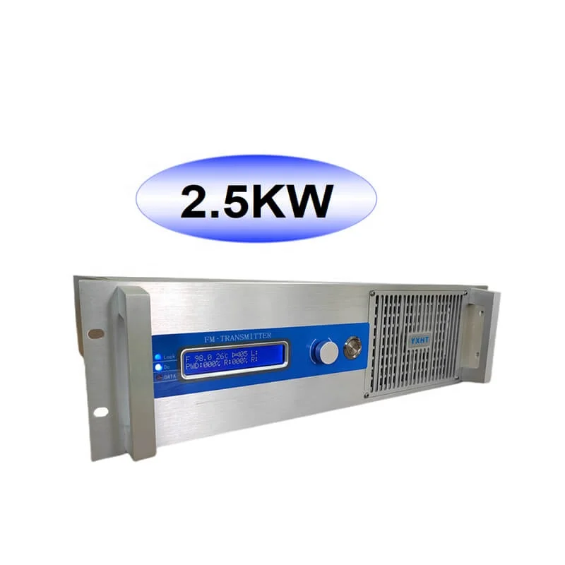 [Hot Sale] 2.5KW FM Transmitter 2500W Stereo Broadcast Equipment for School, Church, Radio Stations