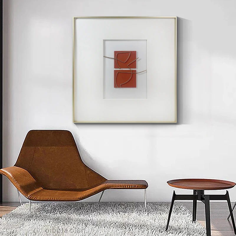 JZ Living Room Decor Handmade Cardboard Abstract 3D Art Painting Cuadros Decorativos