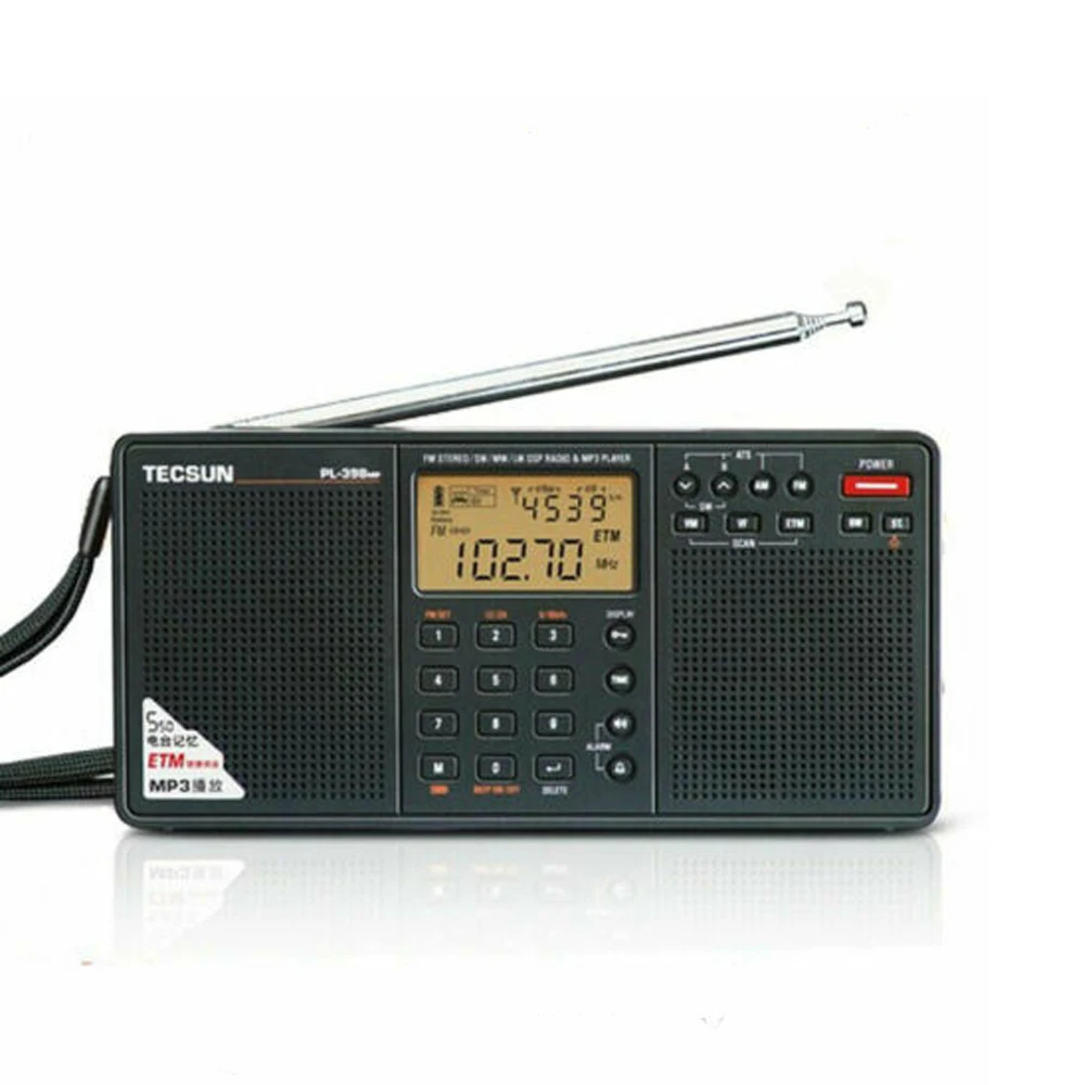 TECSUN PL-398MP FM Stereo/SW/MW/LW DSP World Band Radio MP3 Player