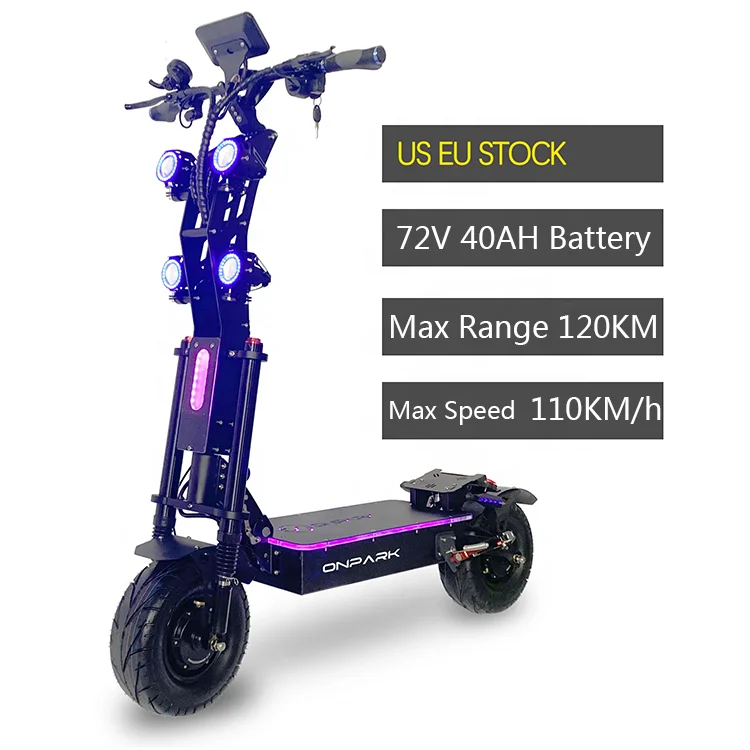 2024 Off Road 10000w 72v E 100 kmh Eu Fast Electrique Disabled Scooter Electric Adult 8000w