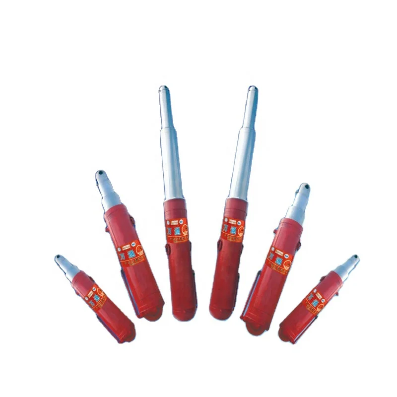 cheap price high pressure welded double telescopic coal longwall  roof support  hydraulic ram cylinder for coal mining