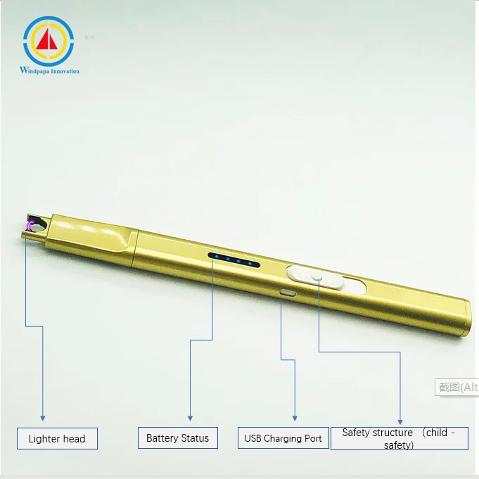 Оптовая продажа, низкий минимальный заказ, мини-зажигалка ciggarate usb для свечей