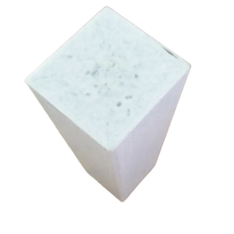 75x75 мм белая гладкая поверхность pultruded профиль Стекловолокна твердый квадратный стержень