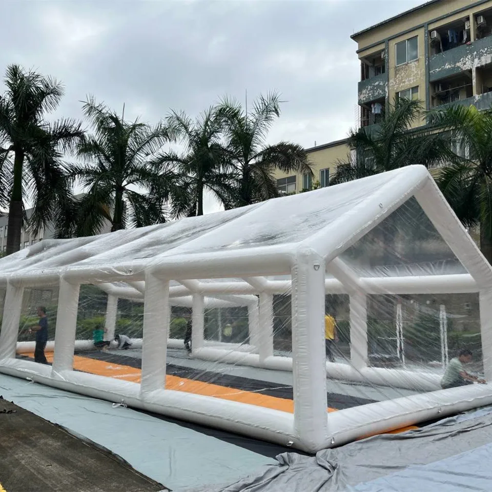 Открытый гигантский прозрачный надувной бассейн купол водонепроницаемый плавательный бассейн крышка открытый плавательный палатка