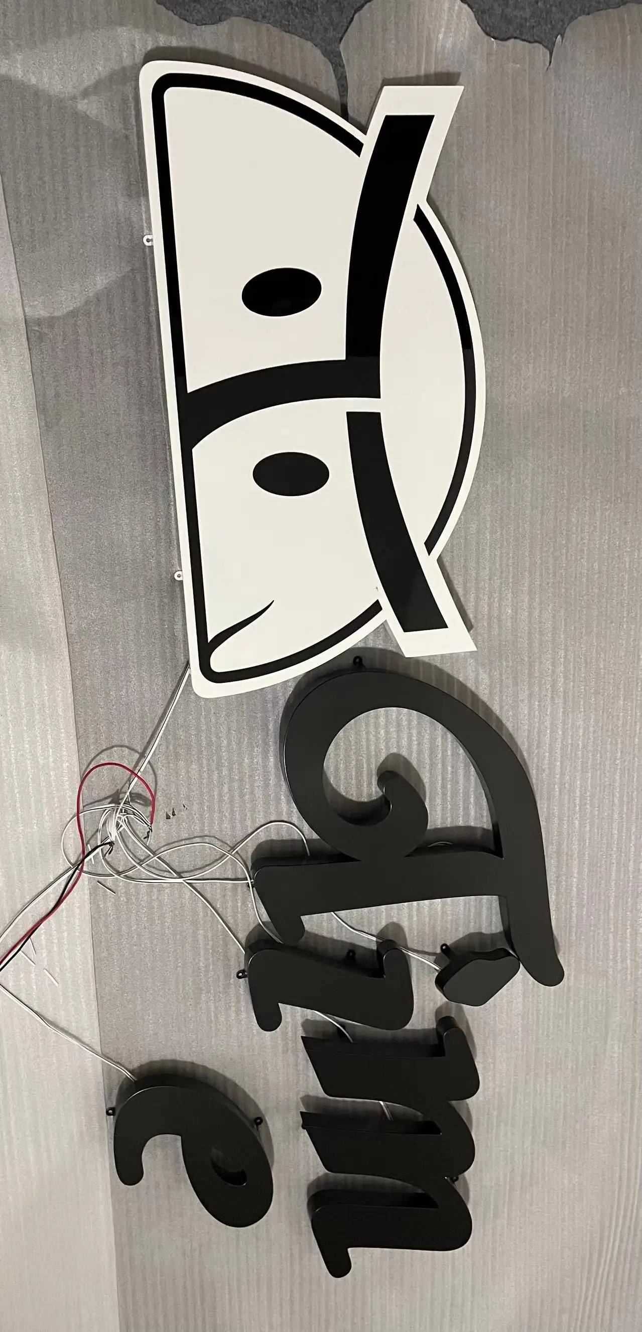 channel letter led sign Custom 3d backlit signage logo light up letters popular led backlit  company led wall sign letter