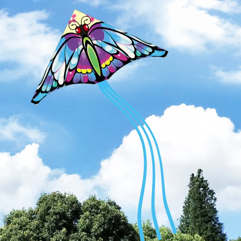 Popular Kids Adults Rocket Delta Kite Easy Flying Animal Design with Fiberglass Frame Diamond Pattern Eagle Kite Fabric Material