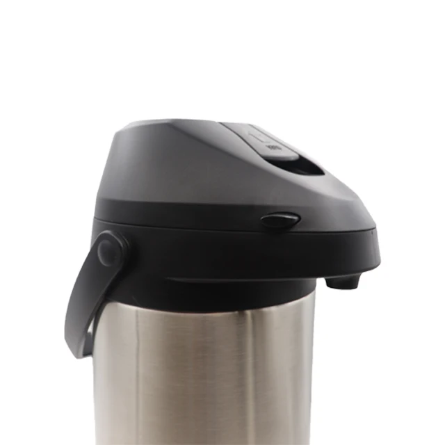 Classic Stainless Steel Aislamiento Termico Duradero Dispenser Vacuum Airpot Thermo with Lever Pump Action 2.0L 2.5L 3.0L 4.0L