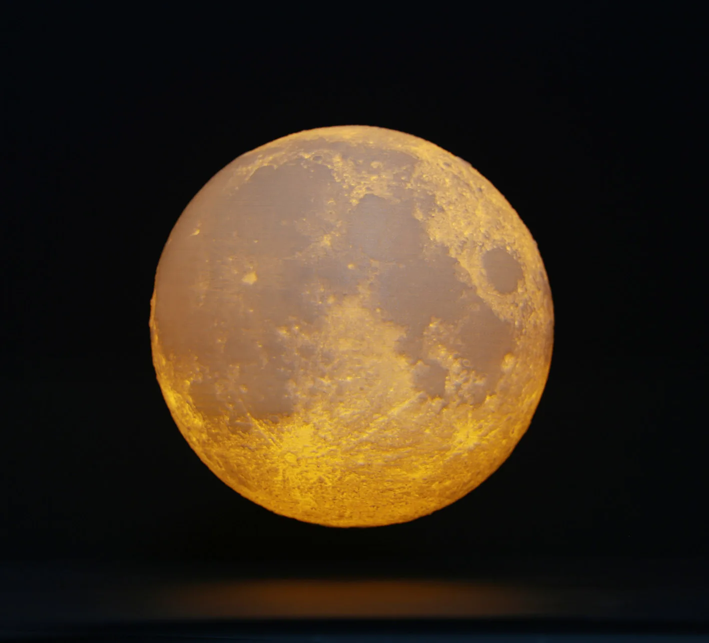 Lonvis 16 Colour Moon Lamp Bt Speaker 3D Print Night Light Galaxy Lamp Oem Touch Wooden Standnight Lamp Moon