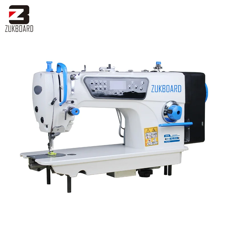 High quality single needle computerized directly drive thin fabric lockstitch sewing machine without table