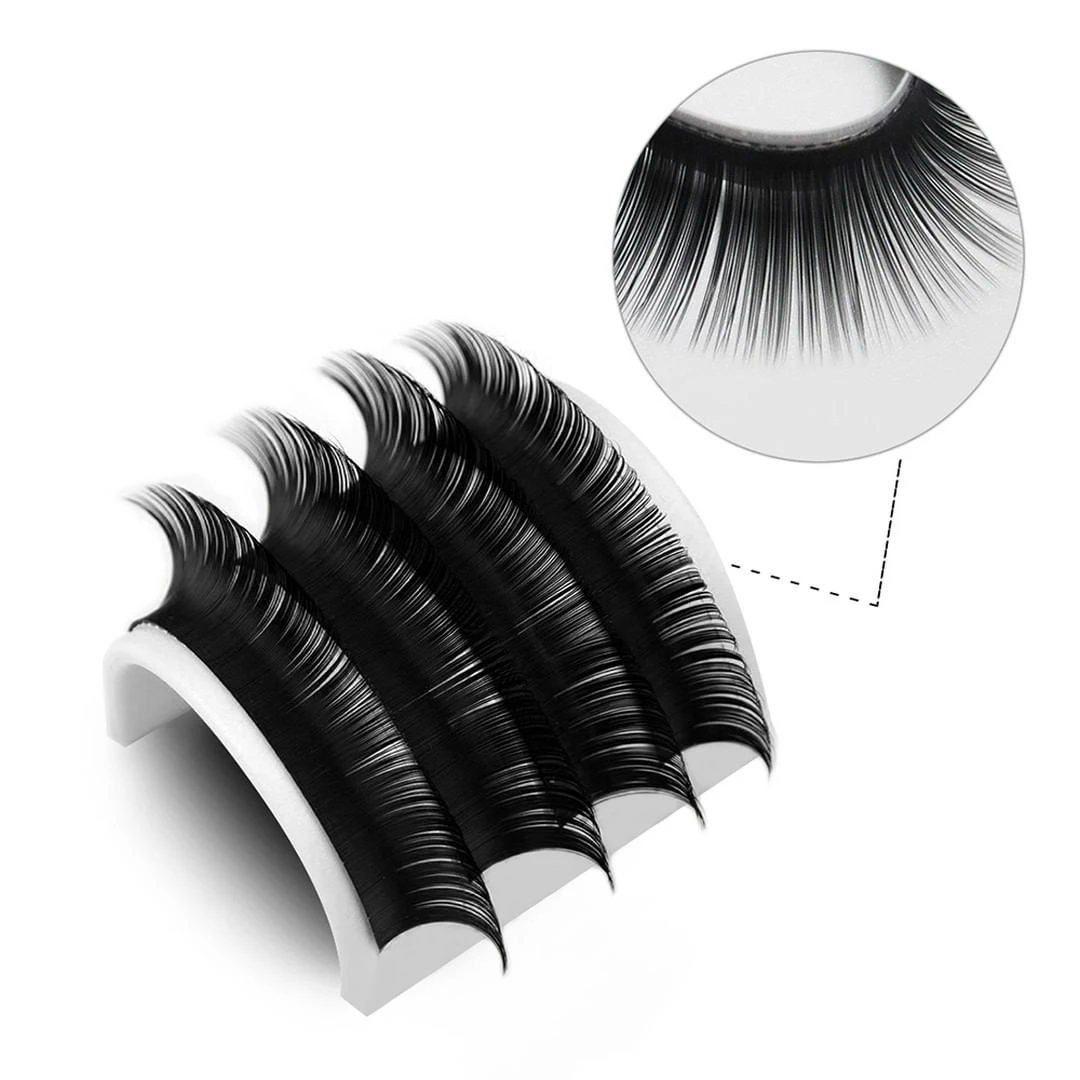Factory direct wholesale lashes Extension grafting eyelashes Individual Eyelash Extension 3d mink lashes extension trays