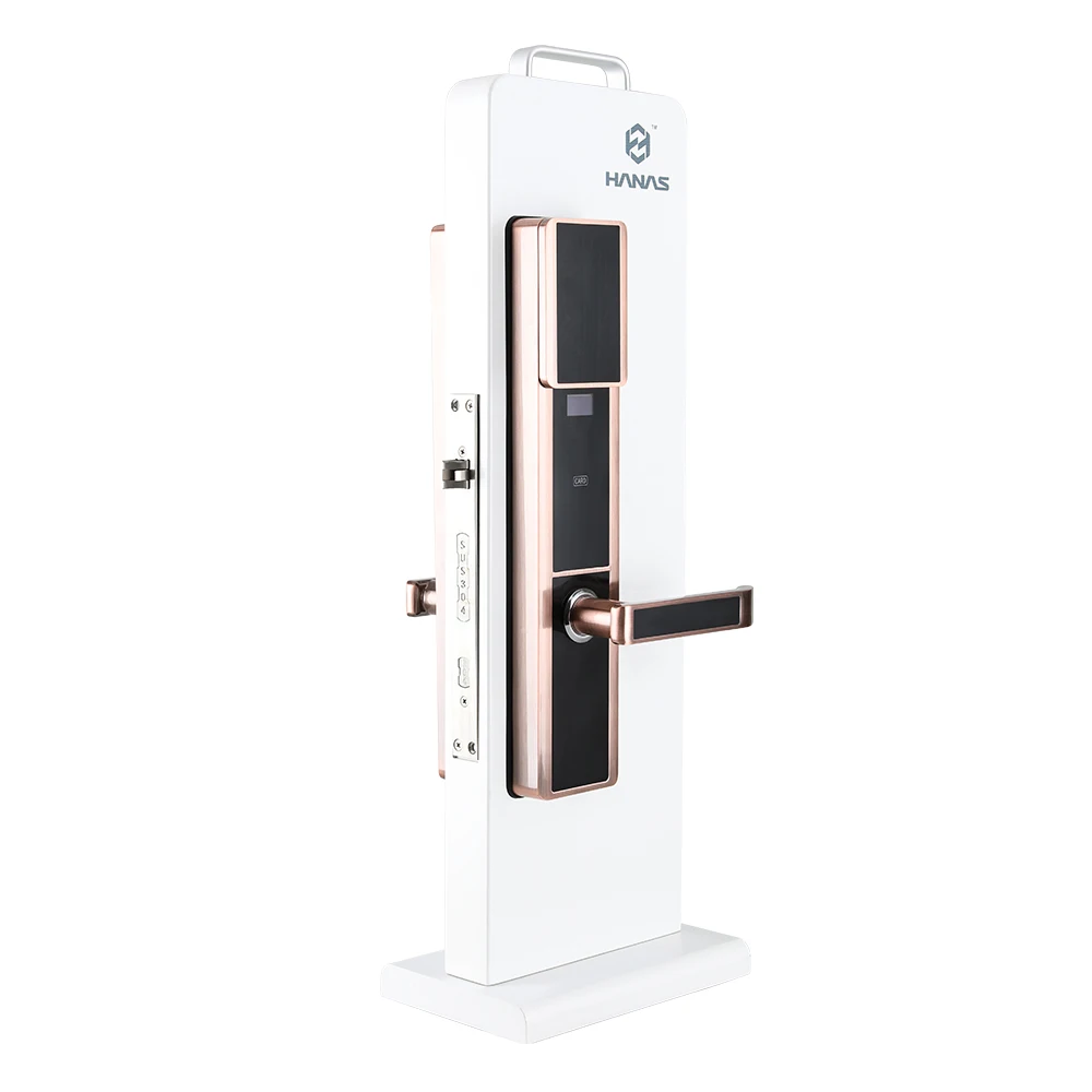 Электронная безопасность, цифровая карта, отпечаток пальца, умные дверные замки для дома, отеля, деревянные двери