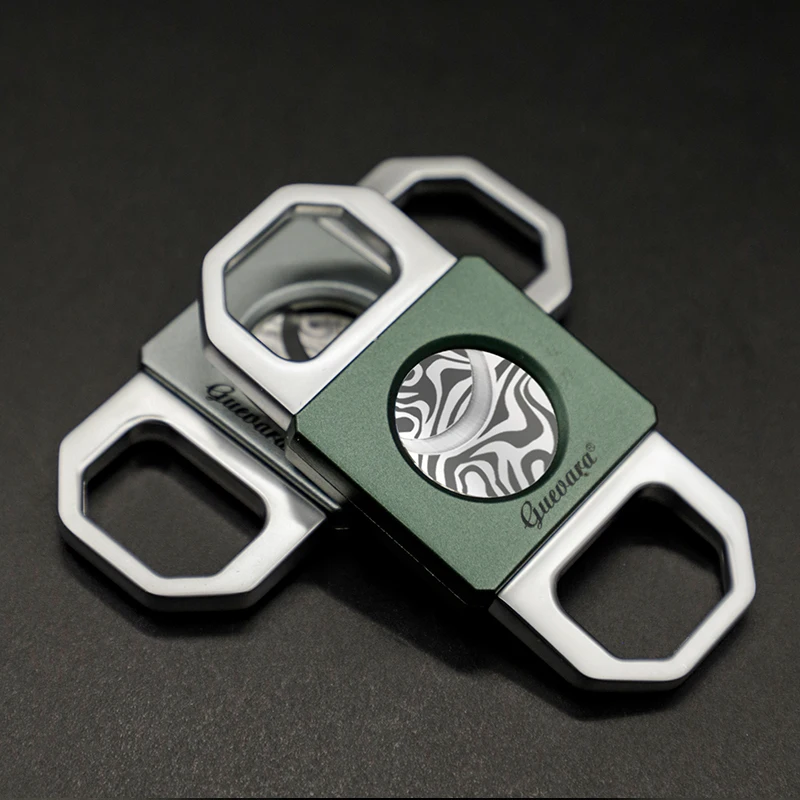 High quality Stainless Steel Cigars Knife Cut outdoor triangle cigar ashtray and lighter gift sets