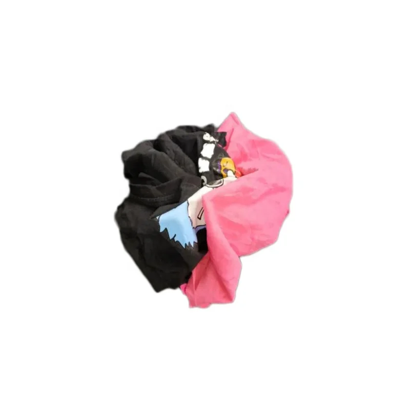 No Stains T-shirts cotton wiping rags for oil absorb cloth textile waste cheap rags