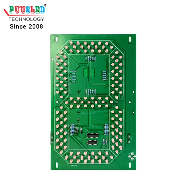 PUUSLED semi outdoor led display hot sale 10 inch PCB led digit number 7 segment PCB led display board for gas price sign