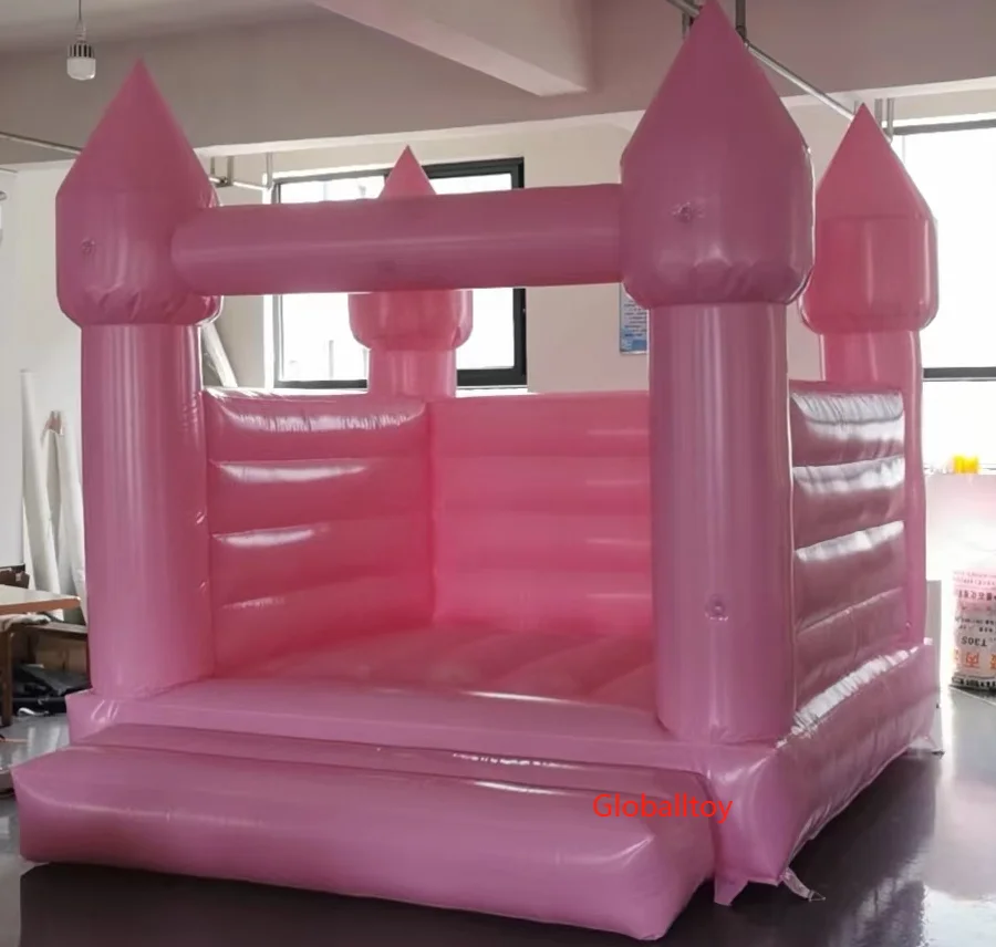 white and pink  ball pit soft play equipment 4*4ft door to door 6*6ft playground soft play foam set Ball Pools