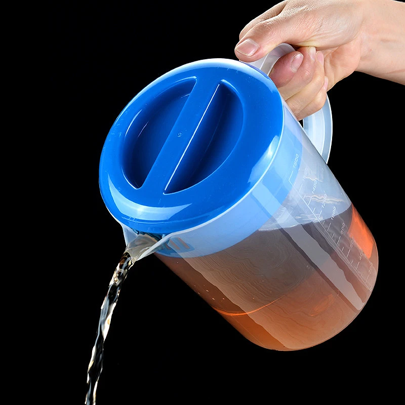 Eco-Friendly 2.2L Transparent Plastic Water Jug for Restaurant Pitcher