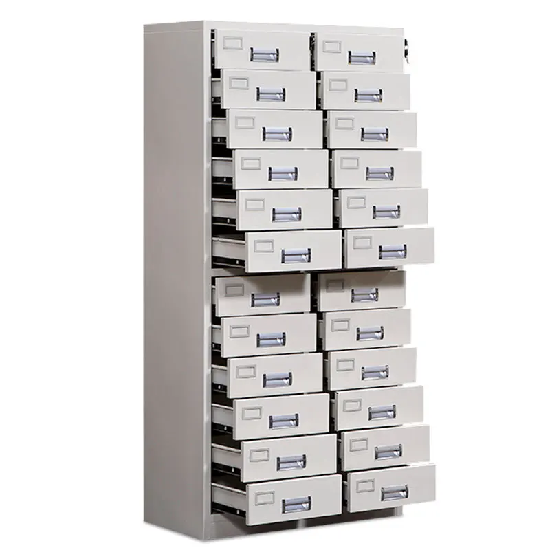 Шкафчик для хранения данных со стальными дверцами 24 дверца