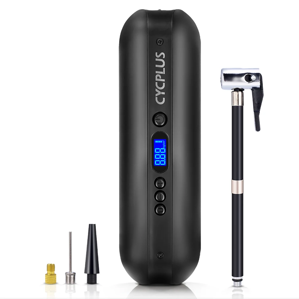 
CYCPLUS 2663 Rechargeable portable car tire inflator pump battery powered bicycle bike pump 