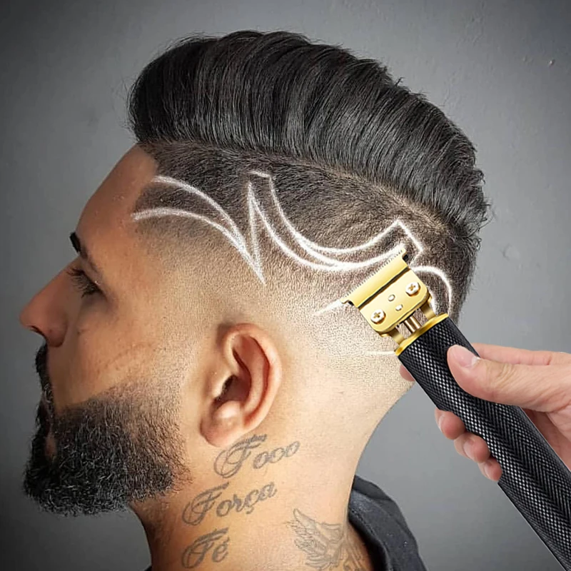 Modelling Engrave Electric Hair Clipper Low Noise Professional Hair Trimmer Hair Cutting Machine Beard Cordless
