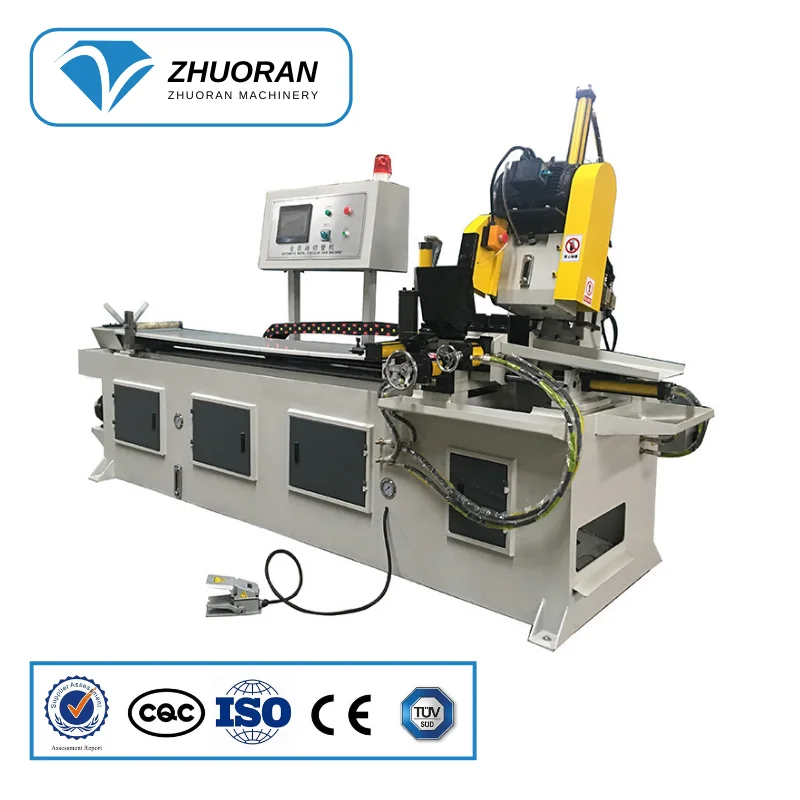 45 degrees aluminum machine for pipe auto automatic cnc cold saw capillary tube cutter cardboard chain copper cutting machine
