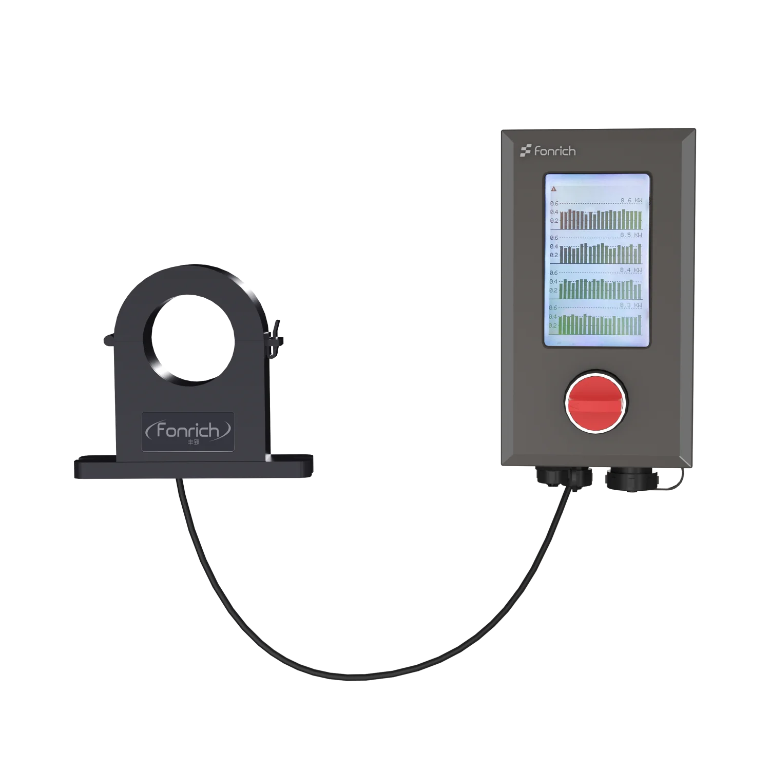Fonrich Local Display Monitoring System PV String Monitor Supporting Max 2496 Solar Modules System