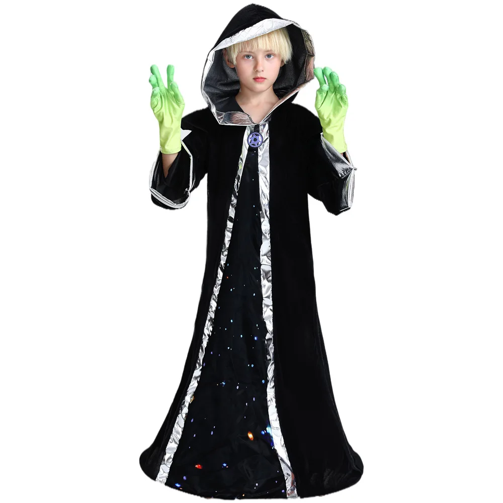XR Scary Alien predator costume cosplay scary Halloween mischief party cosplay costume for kids