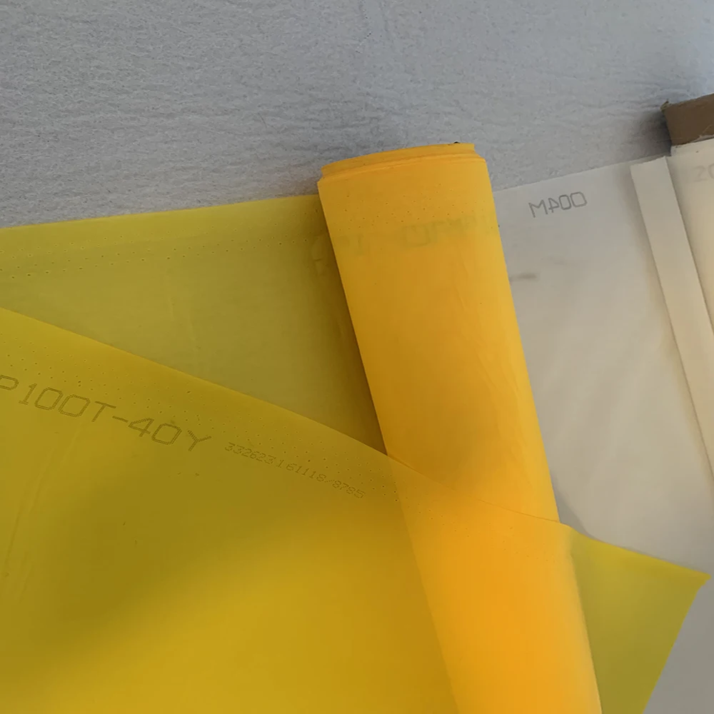 350 Mesh High Tension Polyester Silk Screen Frame Mesh For Shirt Printing