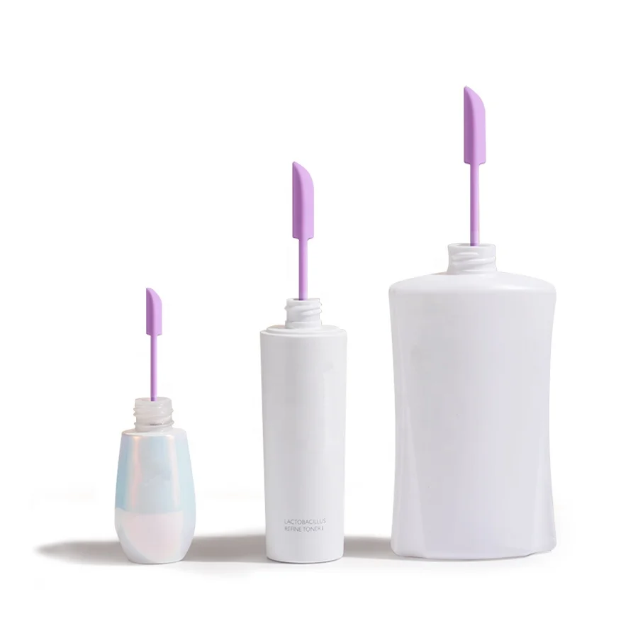 Private label cosmetic spoon mini silicone cosmetic spatula